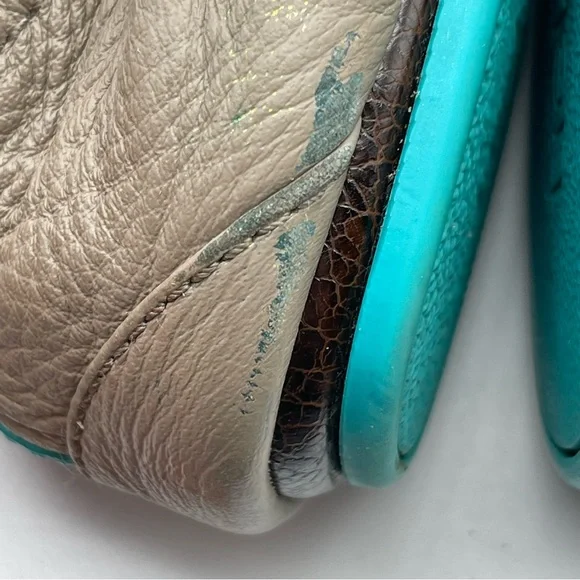 Taupe Tieks size 7 Classic Leather Ballet Flats - Picture 8 of 13